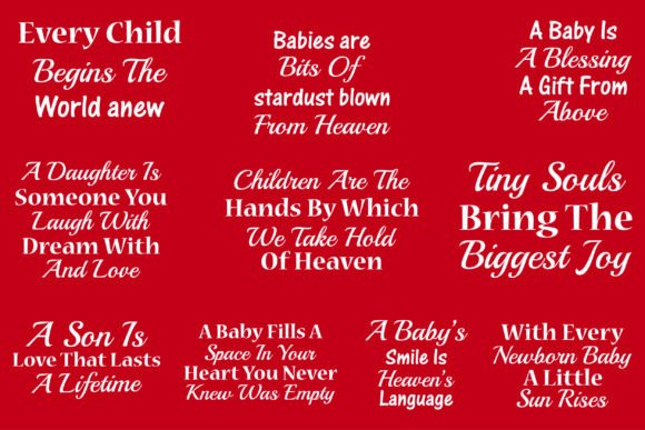 Baby SVG Bundle for Graphics & T-Shirt Designs