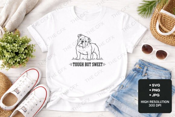 Bulldog Graphics for T-Shirt Designs