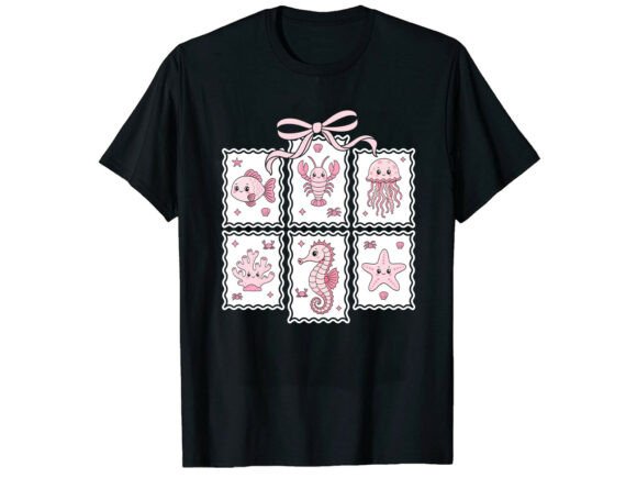 Coastal Cute Summer Graphics for T-Shirt Designs