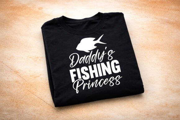 Daddy’s Fishing Princess Graphics for T-Shirt Designs