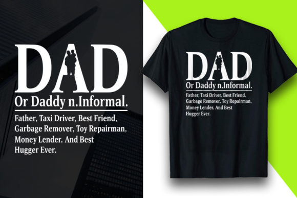 Father’s Day Graphics for T-Shirt Designs