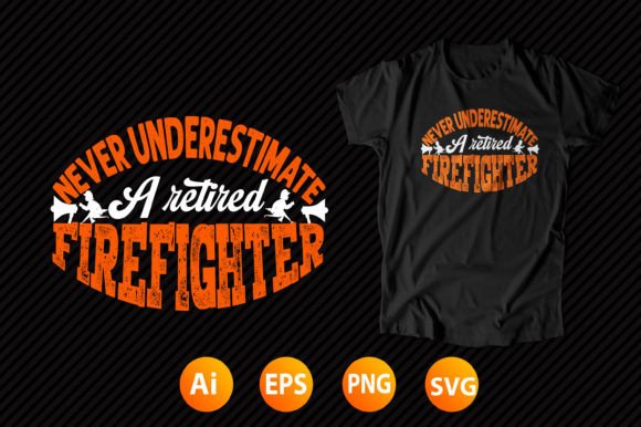 Firefighter T-shirt Design 08: Graphics for T-Shirt Designs