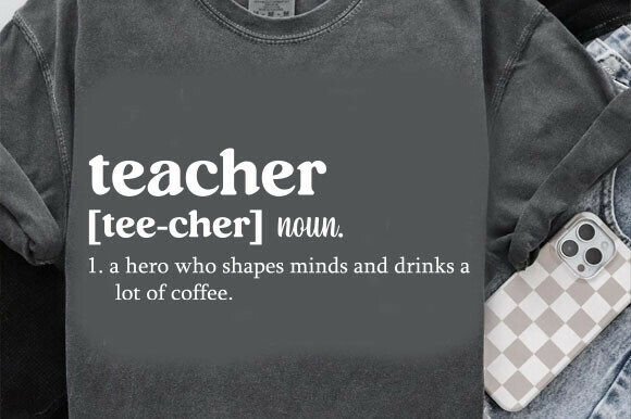 Funny Teacher Design Graphics for T-Shirt Designs
