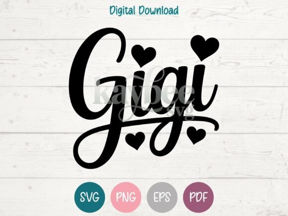 Gigi SVG: Graphics for T-Shirt Designs & Branding