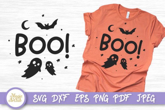 Halloween Ghost Graphics for T-Shirt Designs