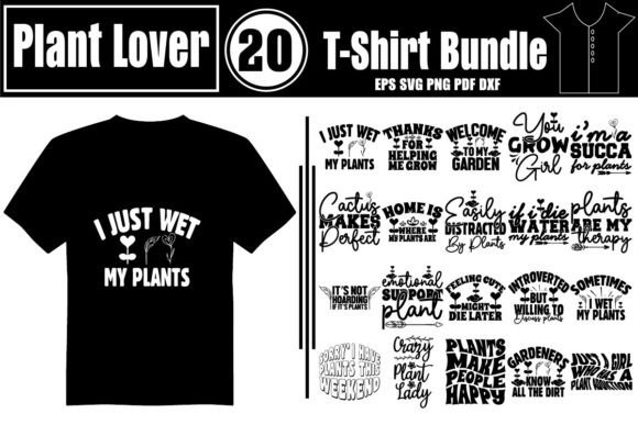 Plant Lover T-Shirt Design Bundle Graphics Review