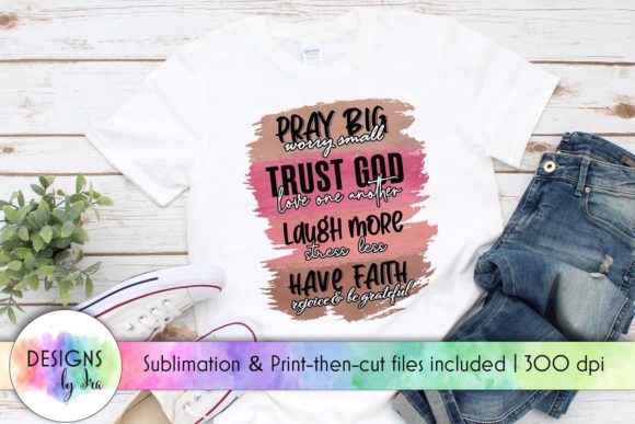 Pray Big Easter Graphics for T-Shirt Designs