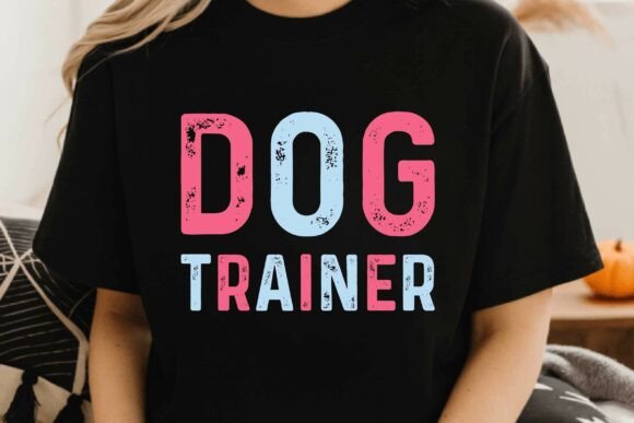 Retro Dog Trainer Graphics for T-Shirt Designs