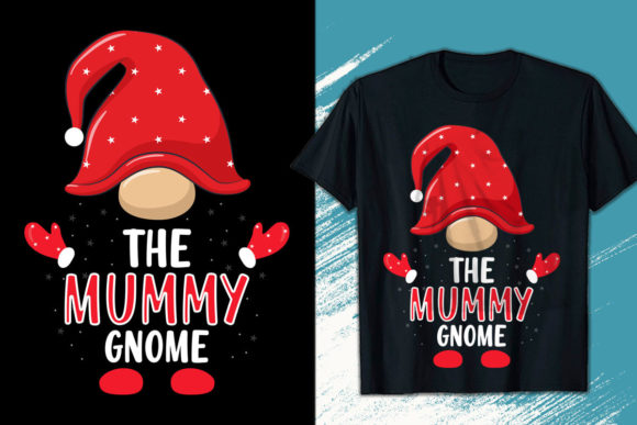 Review: Mummy Gnome Christmas T-Shirt Design