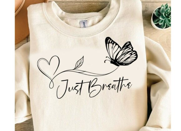 Simple Butterfly T-Shirt Design, Flower Graphics
